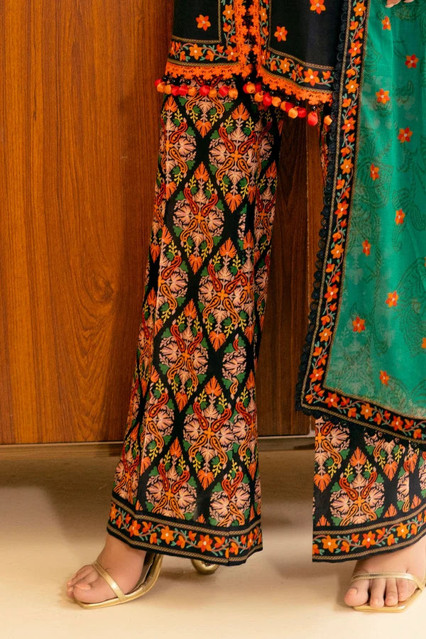 3 Piece Unstitched Printed Lawn Suit