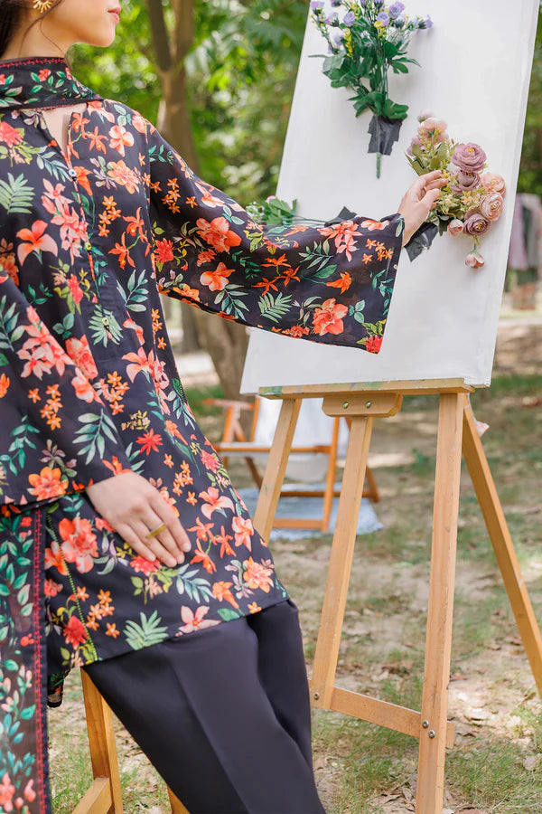 Unstitched Printed Lawn 3 Piece