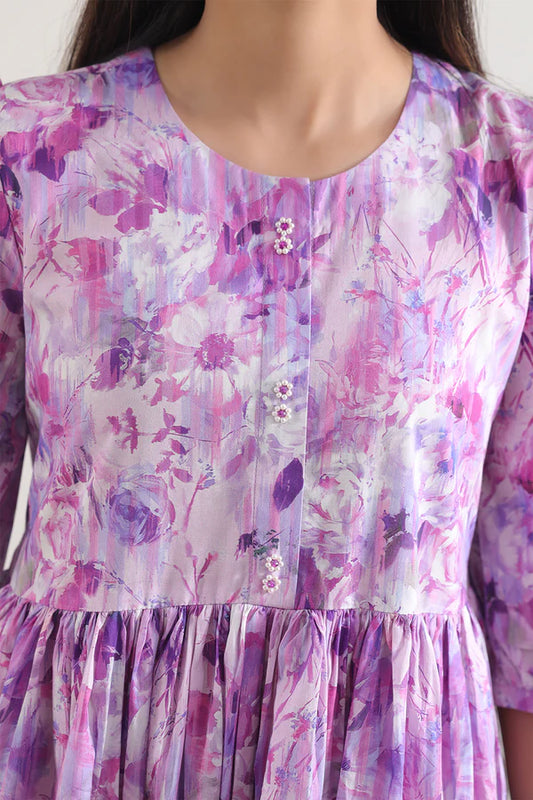 Unstitched Printed Lawn 3 Piece