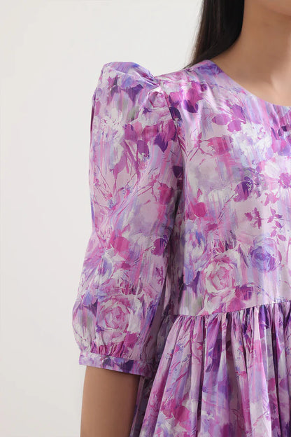 Unstitched Printed Lawn 3 Piece