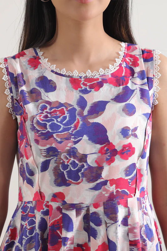 Unstitched Printed Lawn 3 Piece