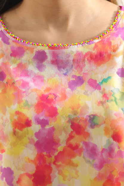 Unstitched Printed Lawn 3 Piece
