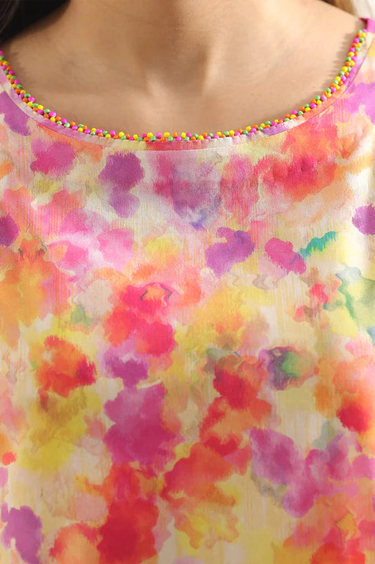 Unstitched Printed Lawn 3 Piece