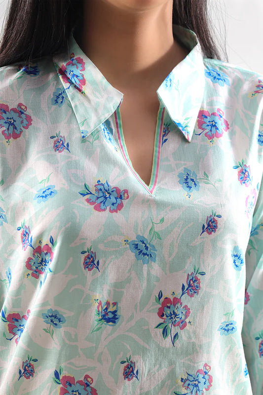 Unstitched Printed Lawn 3 Piece