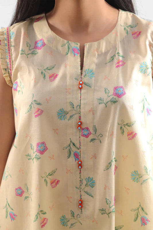 Unstitched Printed Lawn 3 Piece