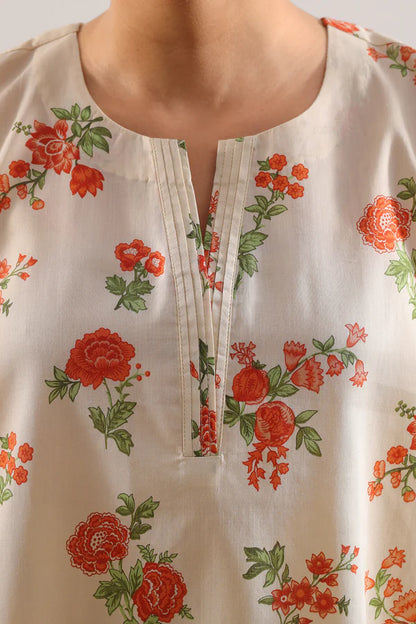 Unstitched Printed Lawn 3 Piece