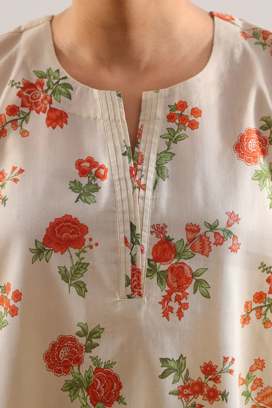 Unstitched Printed Lawn 3 Piece