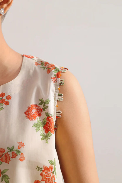 Unstitched Printed Lawn 3 Piece