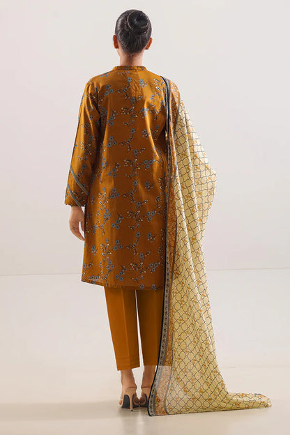 Unstitched Printed Lawn 3 Piece