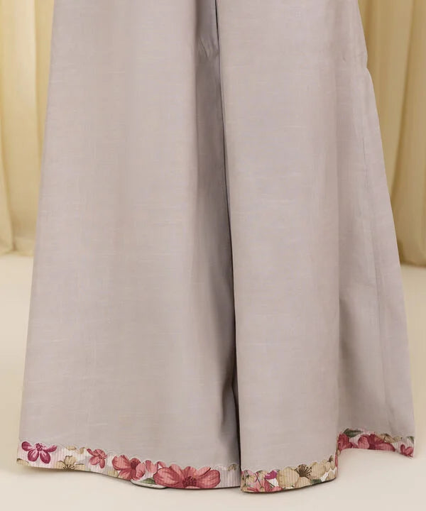 3 PIECE - EMBROIDERED ORGANZA SUIT