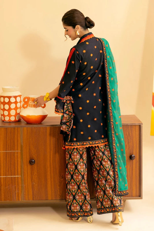 3 Piece Unstitched Printed Lawn Suit