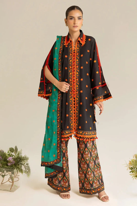 3 Piece Unstitched Printed Lawn Suit