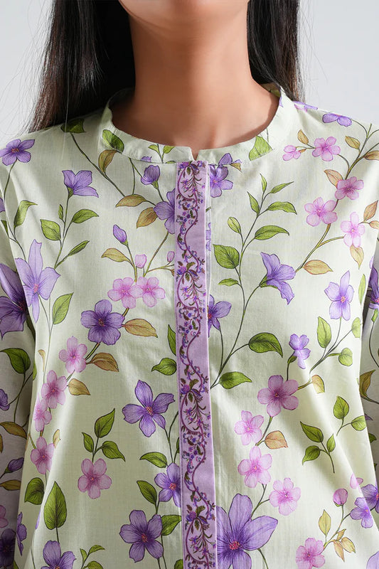 Unstitched Printed Lawn 3 Piece